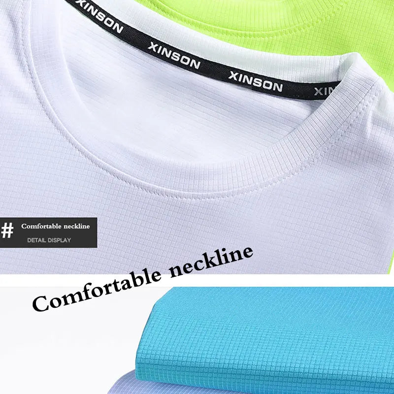 Running Shirts Soccer Shirts Men'S Jersey Sportswear Men'S Running T-Shirts Quick Dry Compression Sport T-Shirts Fitness Gym