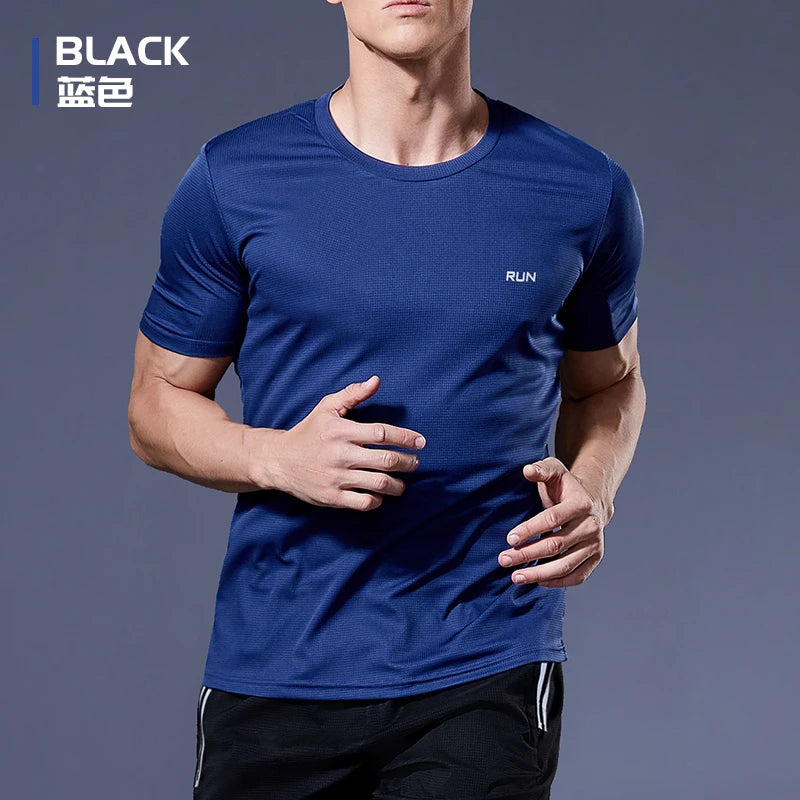 Running Shirts Soccer Shirts Men'S Jersey Sportswear Men'S Running T-Shirts Quick Dry Compression Sport T-Shirts Fitness Gym
