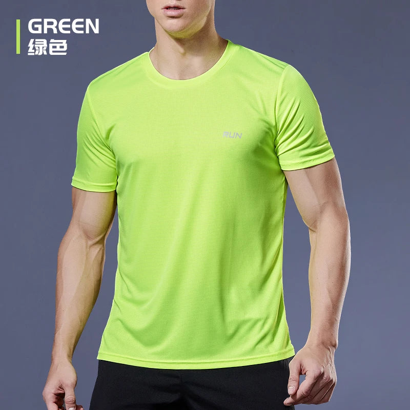 Running Shirts Soccer Shirts Men'S Jersey Sportswear Men'S Running T-Shirts Quick Dry Compression Sport T-Shirts Fitness Gym