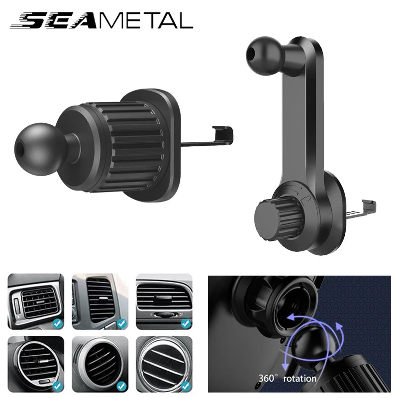 Car Phone Holder Bracket Accessories Interior Air Outlet Vent Base Gadget Universal Auto Cellphone Support Accessories