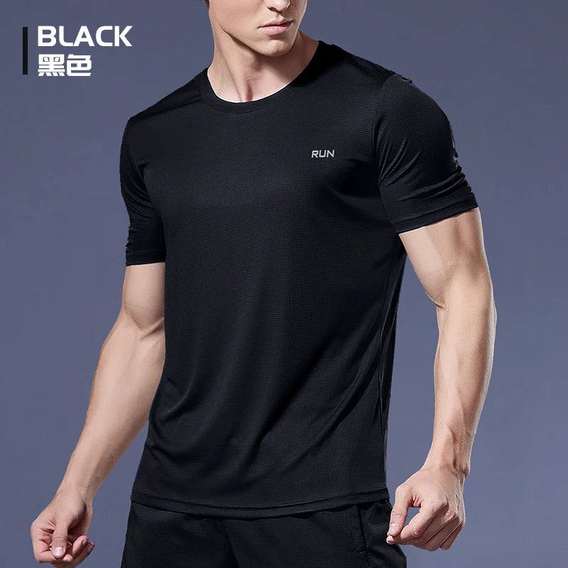 Running Shirts Soccer Shirts Men'S Jersey Sportswear Men'S Running T-Shirts Quick Dry Compression Sport T-Shirts Fitness Gym