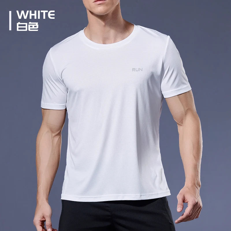 Running Shirts Soccer Shirts Men'S Jersey Sportswear Men'S Running T-Shirts Quick Dry Compression Sport T-Shirts Fitness Gym