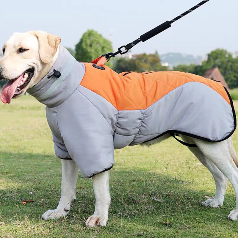 Casaco Impermeável para Cães com Anel D e Refletivo – Jaqueta Quente para Inverno, Cães Pequenos, Médios e Grandes