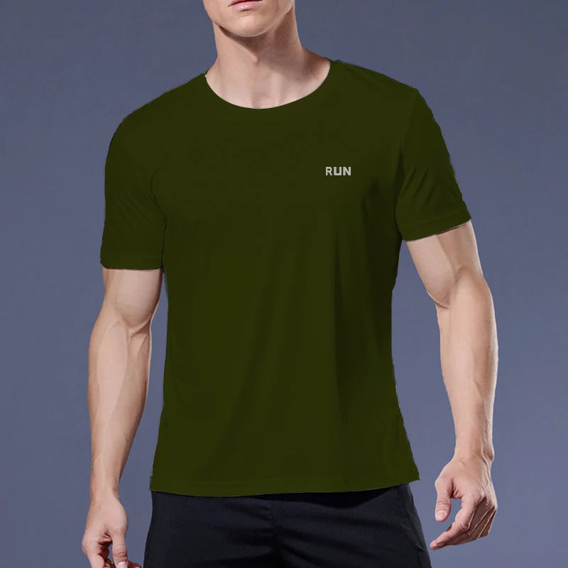 Running Shirts Soccer Shirts Men'S Jersey Sportswear Men'S Running T-Shirts Quick Dry Compression Sport T-Shirts Fitness Gym