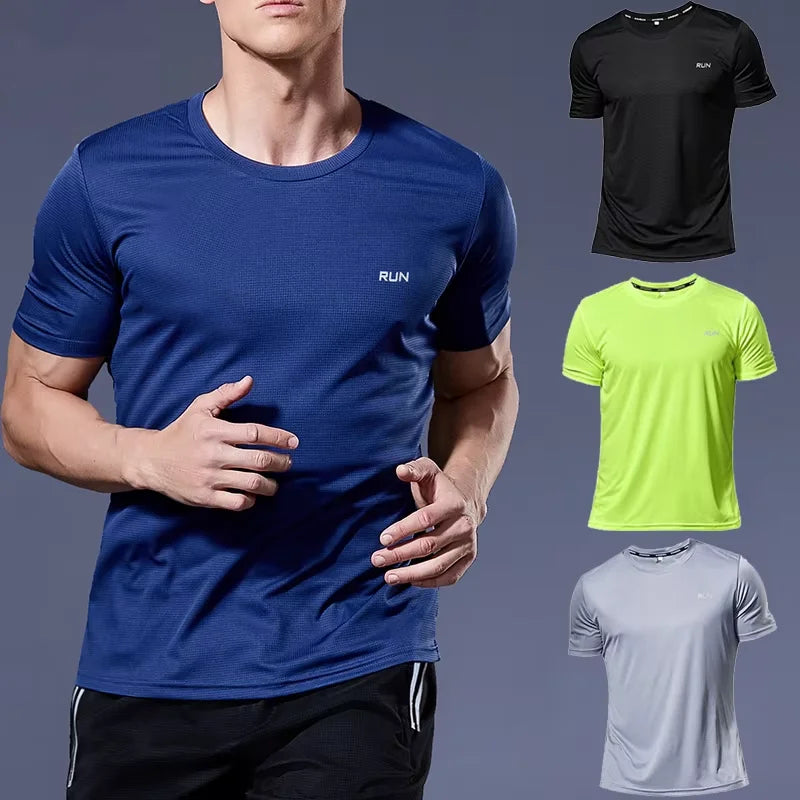 Running Shirts Soccer Shirts Men'S Jersey Sportswear Men'S Running T-Shirts Quick Dry Compression Sport T-Shirts Fitness Gym