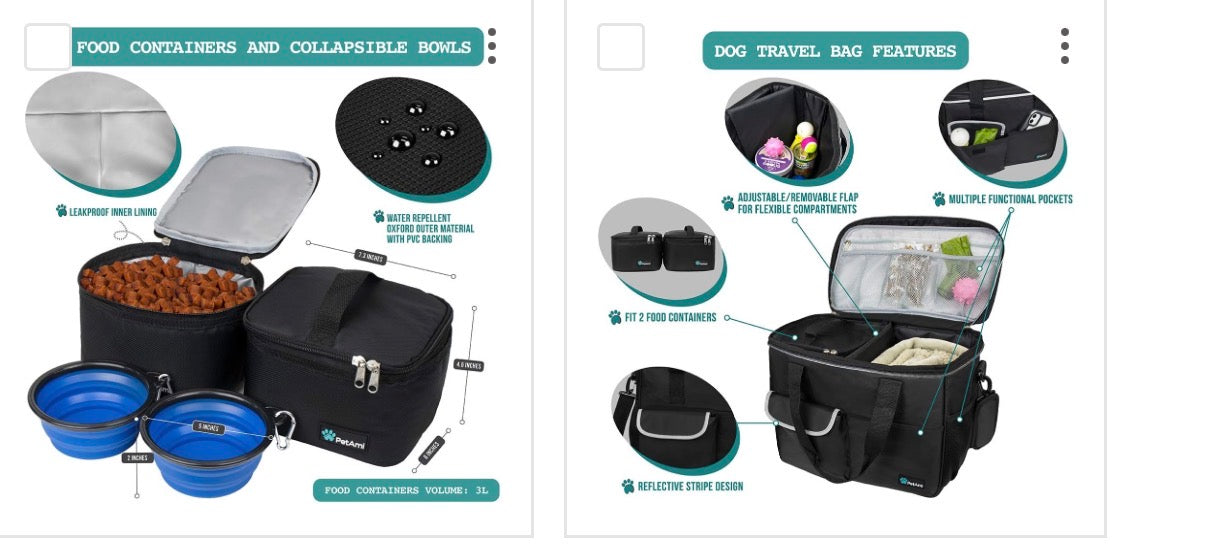 Mala Organizadora de Viagem para Cães | Nuzo
