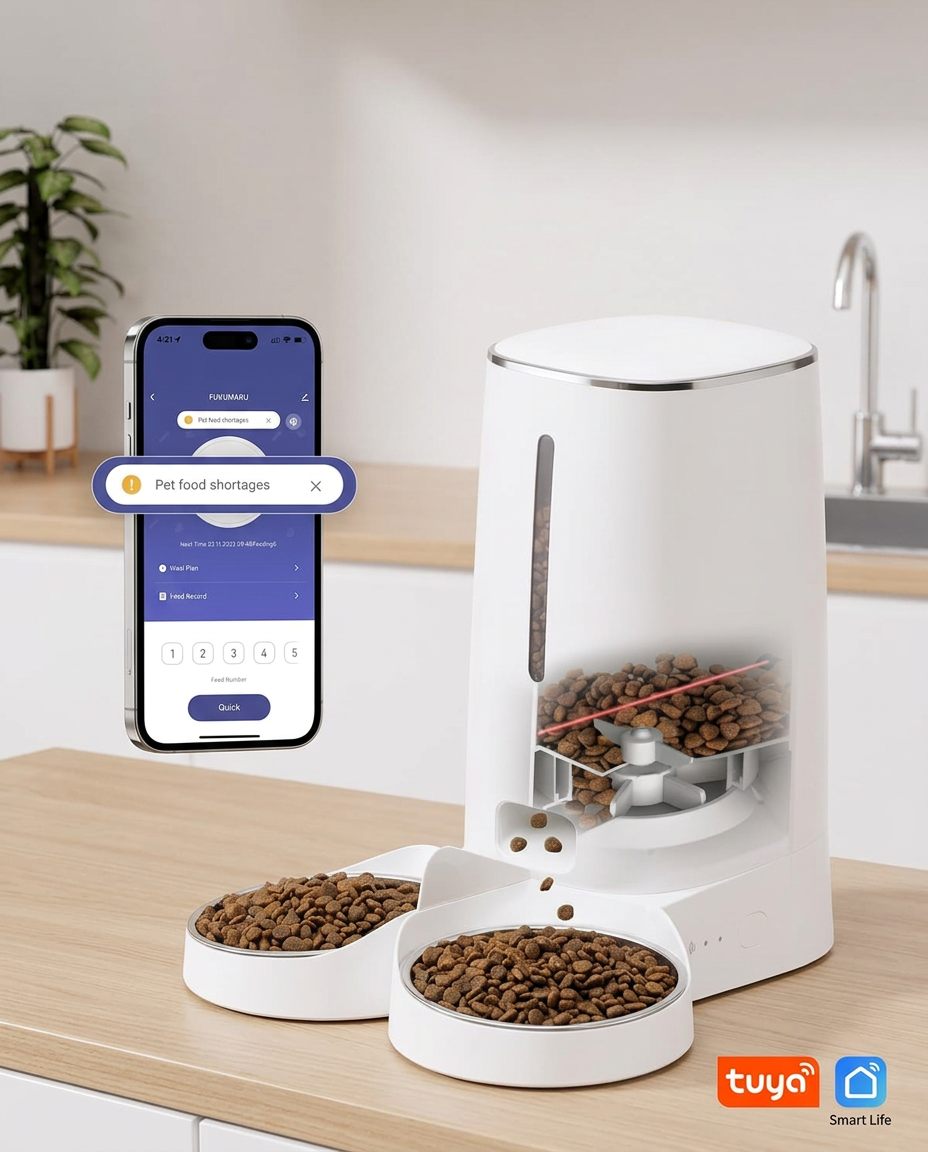 Comedouro Automático Wi‑Fi 4L para Gatos | Nuzo