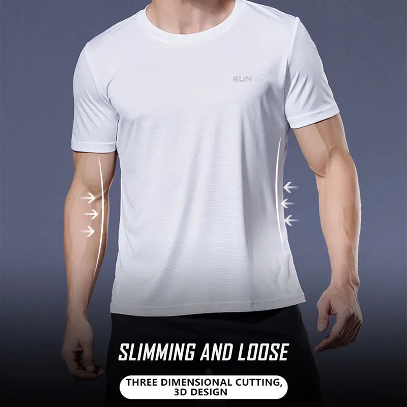 Running Shirts Soccer Shirts Men'S Jersey Sportswear Men'S Running T-Shirts Quick Dry Compression Sport T-Shirts Fitness Gym