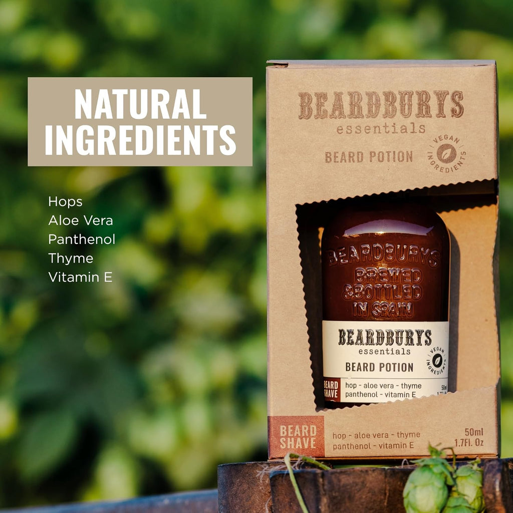 Beardburys Essentials Pack Cuidado Facial Hombre Diario Skincare (Kit Barba + Cara)