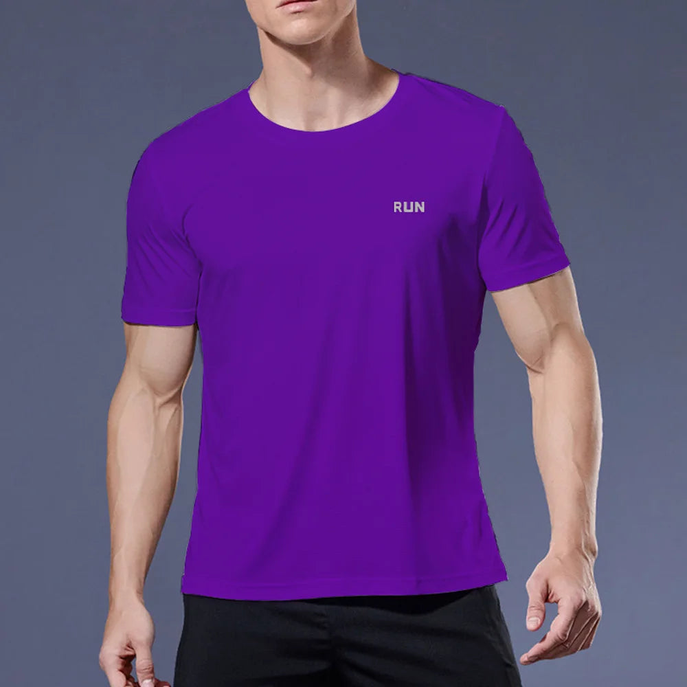 Running Shirts Soccer Shirts Men'S Jersey Sportswear Men'S Running T-Shirts Quick Dry Compression Sport T-Shirts Fitness Gym