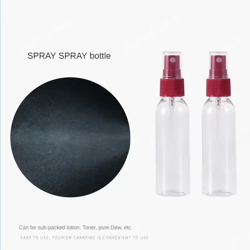 7PCS Travel Bottle Bag Wash Set Makeup Shampoo Body Wash Portable Skin Care Product Hand Cream Refillable Spray Lotion Bottle